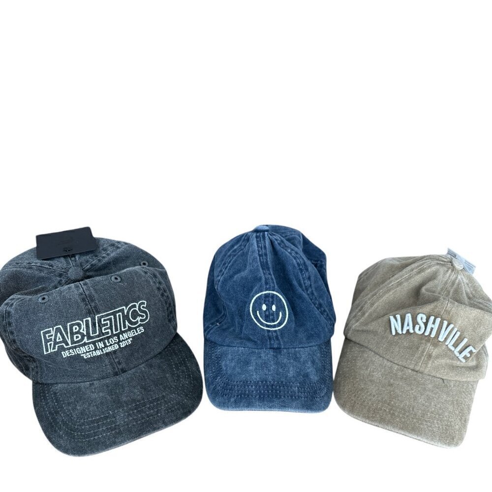 Unisex Embroidered Hats - NWT